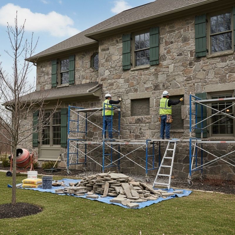 Our team working on Masonry Service projects in Oceanside, CA