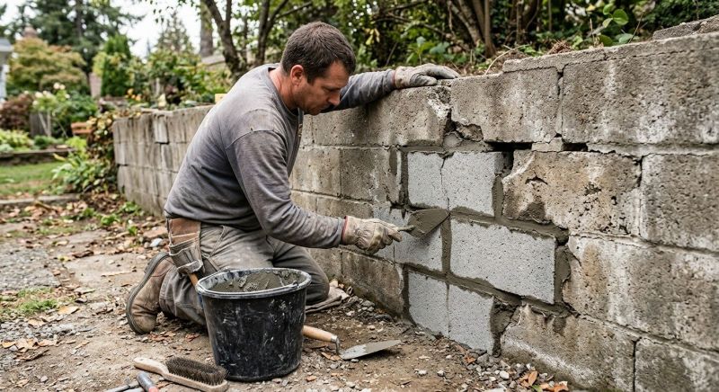 Block Wall Repair in Encinitas, CA