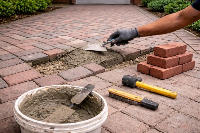 Brick Flatwork Repair in San Clemente, CA