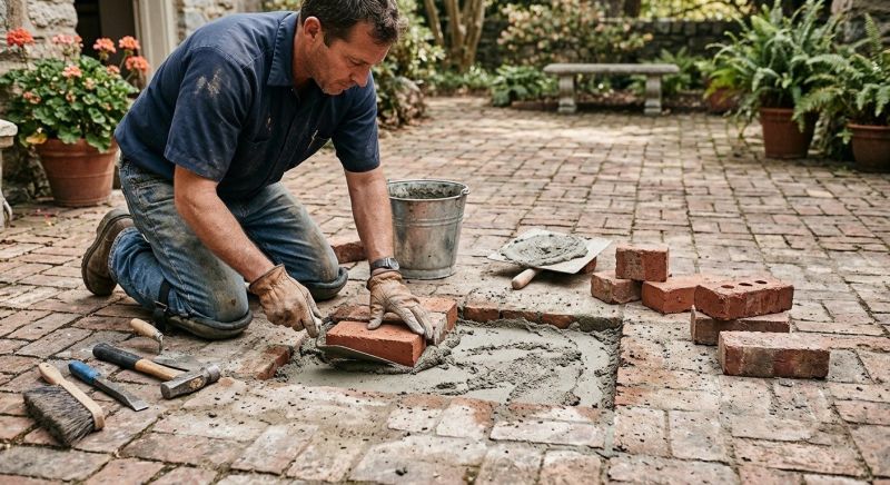 Brick Flatwork Repair in San Clemente, CA