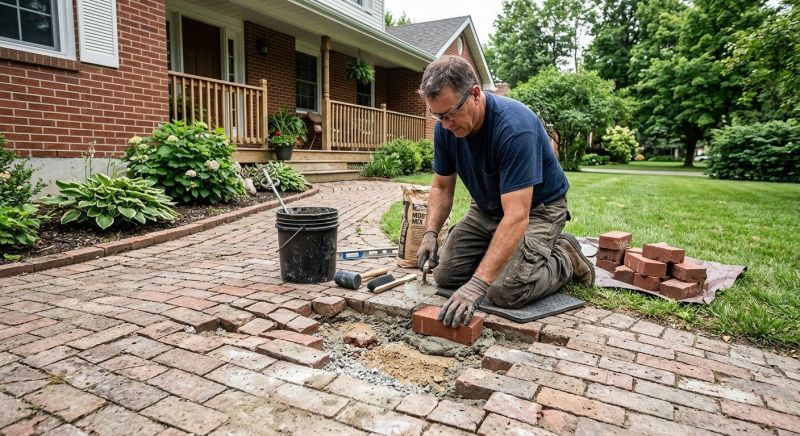 Brick Flatwork Repair in San Diego County, CA