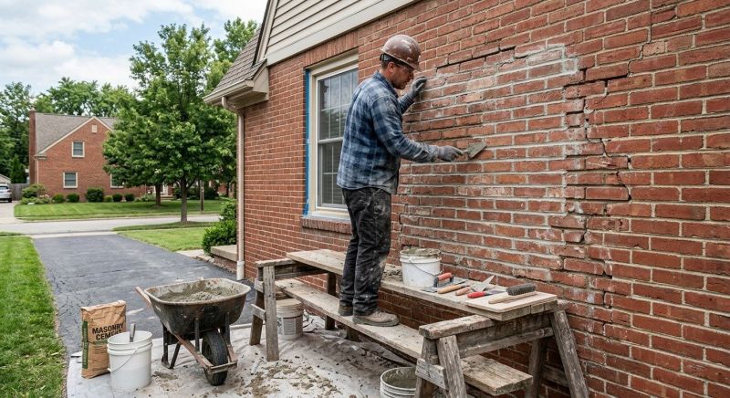 Brick Flatwork Repair in Vista, CA