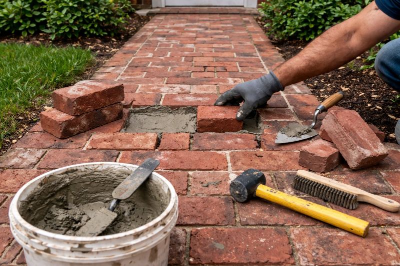 Brick Pathway Repair in Oceanside, CA