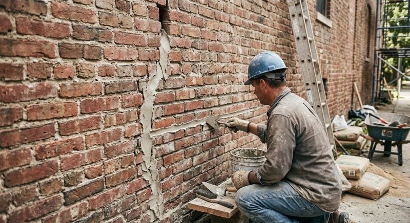 Brick Wall Repair in Murrieta, CA