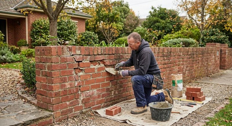 Brick Wall Repair in Murrieta, CA