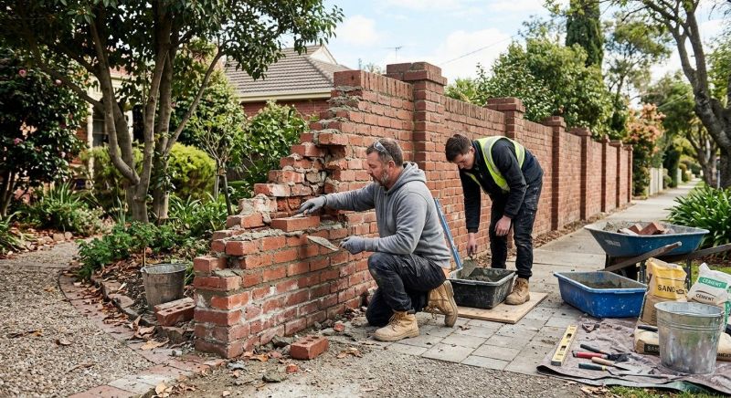 Brick Wall Repair in San Clemente, CA