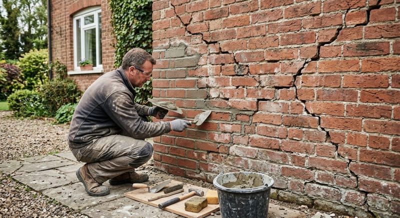 Brick Wall Repair in San Marcos, CA