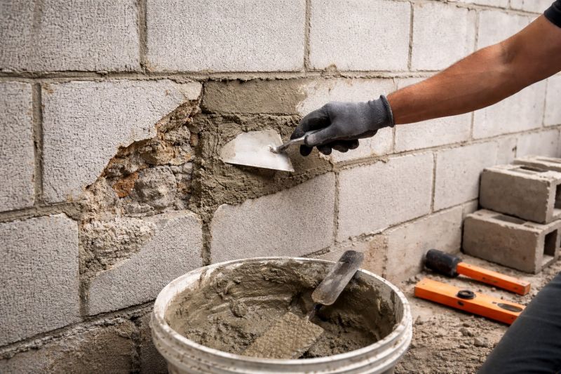Cinder Block Wall Repair in Pala, CA