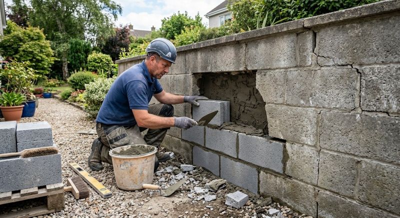 Concrete Block Repair in Carlsbad, CA