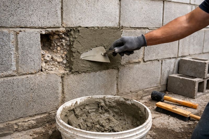 Concrete Block Repair in Poway, CA