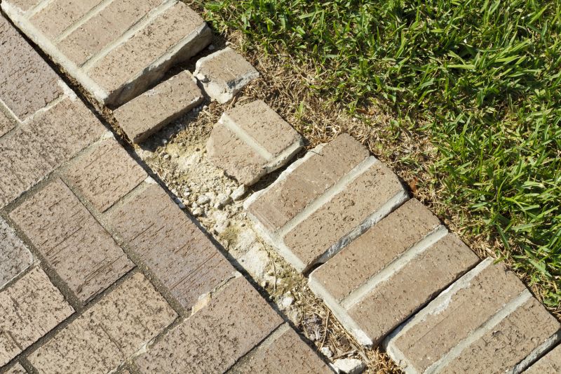 Entryway Brick Repair in Oceanside, CA