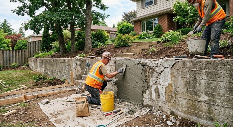 Retaining Wall Repair in San Marcos, CA