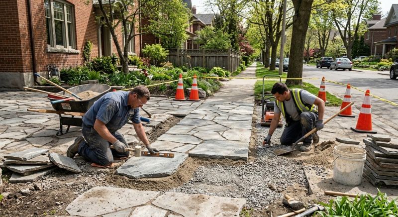 Stone Driveway Repair in Oceanside, CA