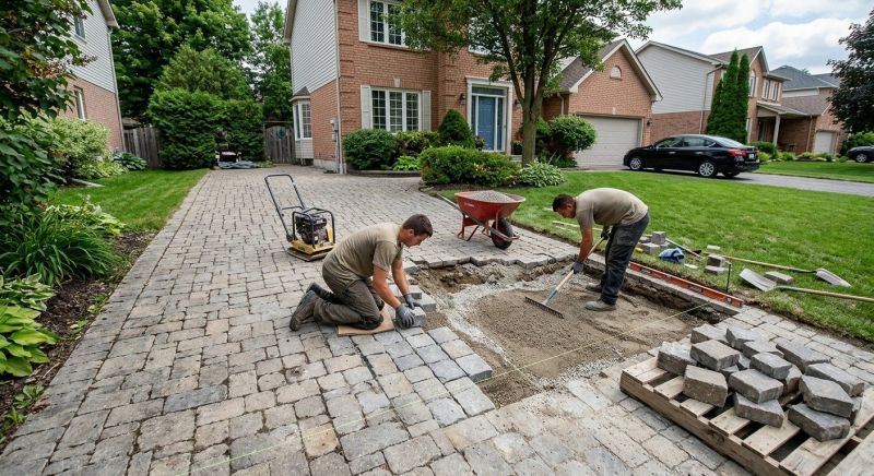Stone Driveway Repair in Oceanside, CA