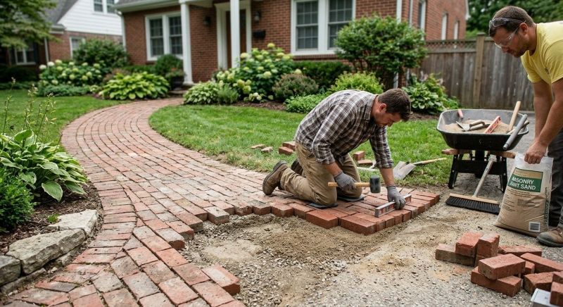 Stone Walkway Repair in Oceanside, CA