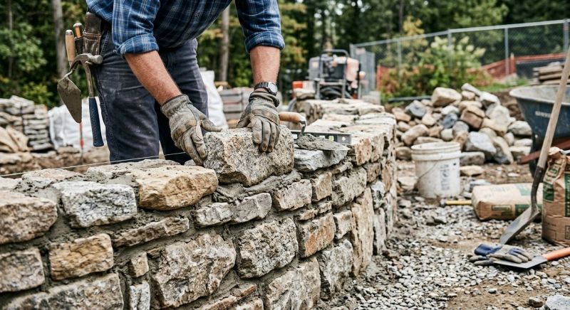 Stonework Installation in Poway, CA